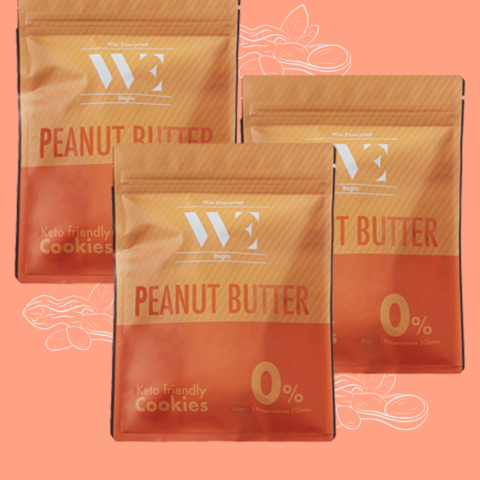 Peanut Butter Cookies- Pack of 3